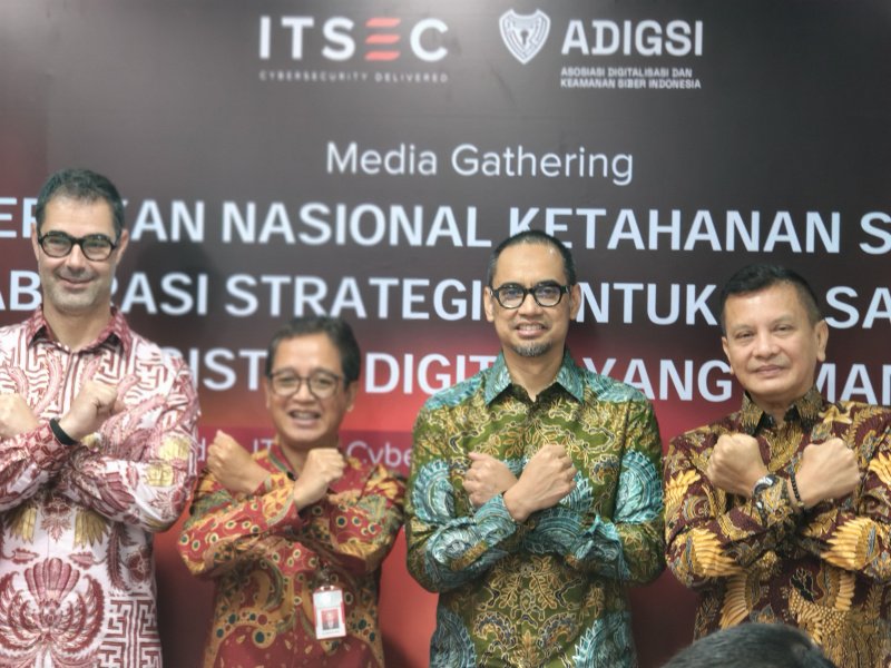ITSEC Gandeng ADIGSI Rilis Gerakan Nasional Ketahanan Siber