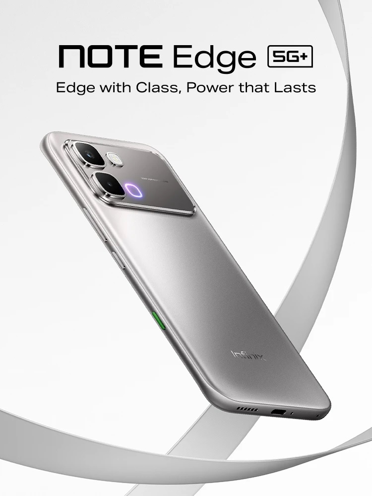Spesifikasi Infinix Note Edge 5G Terungkap: Baterai 6.500 mAh di Bodi 7,2 mm, Layar AMOLED 120Hz dan Dimensity 7100