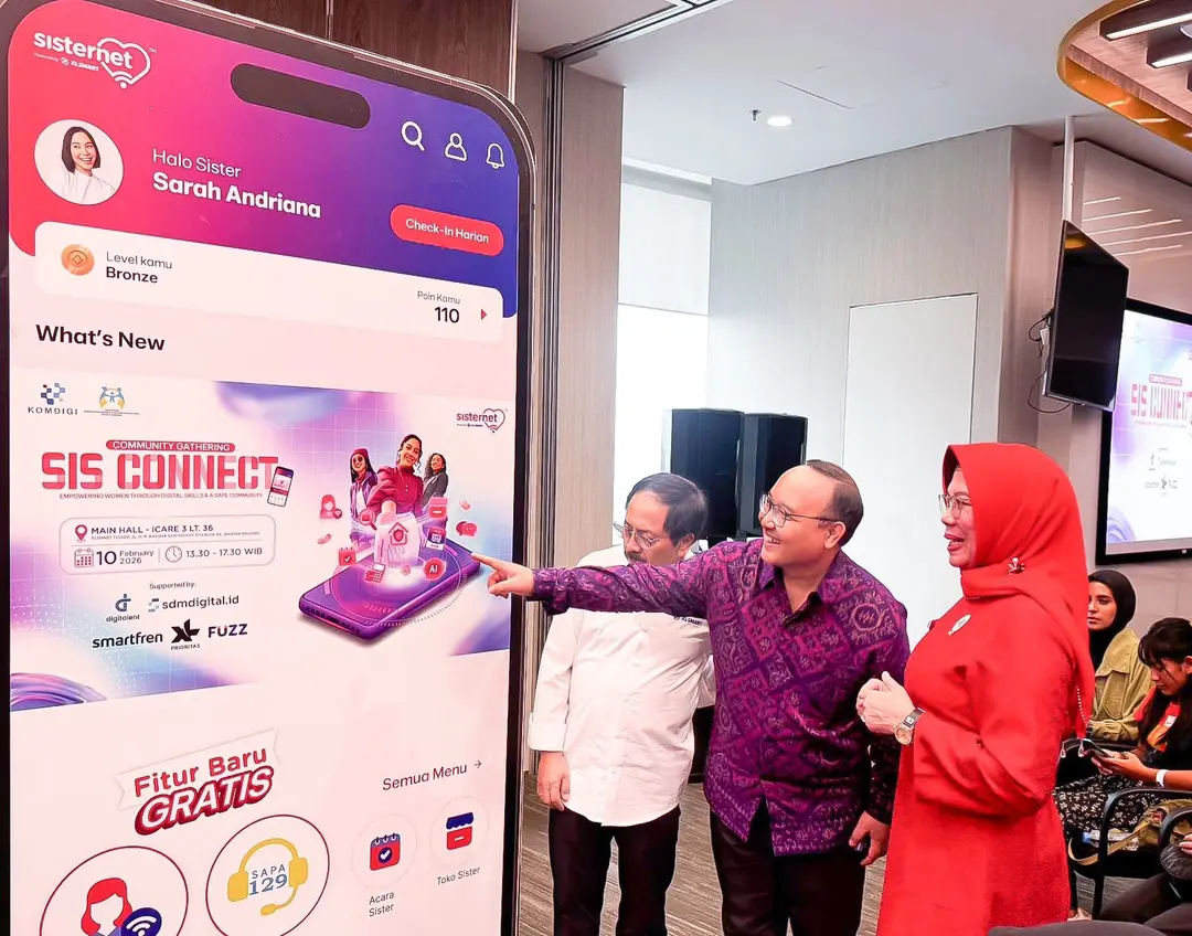 Fitur Baru Sisternet Resmi Hadir, Buka Akses Pelatihan Digital untuk Perempuan Indonesia