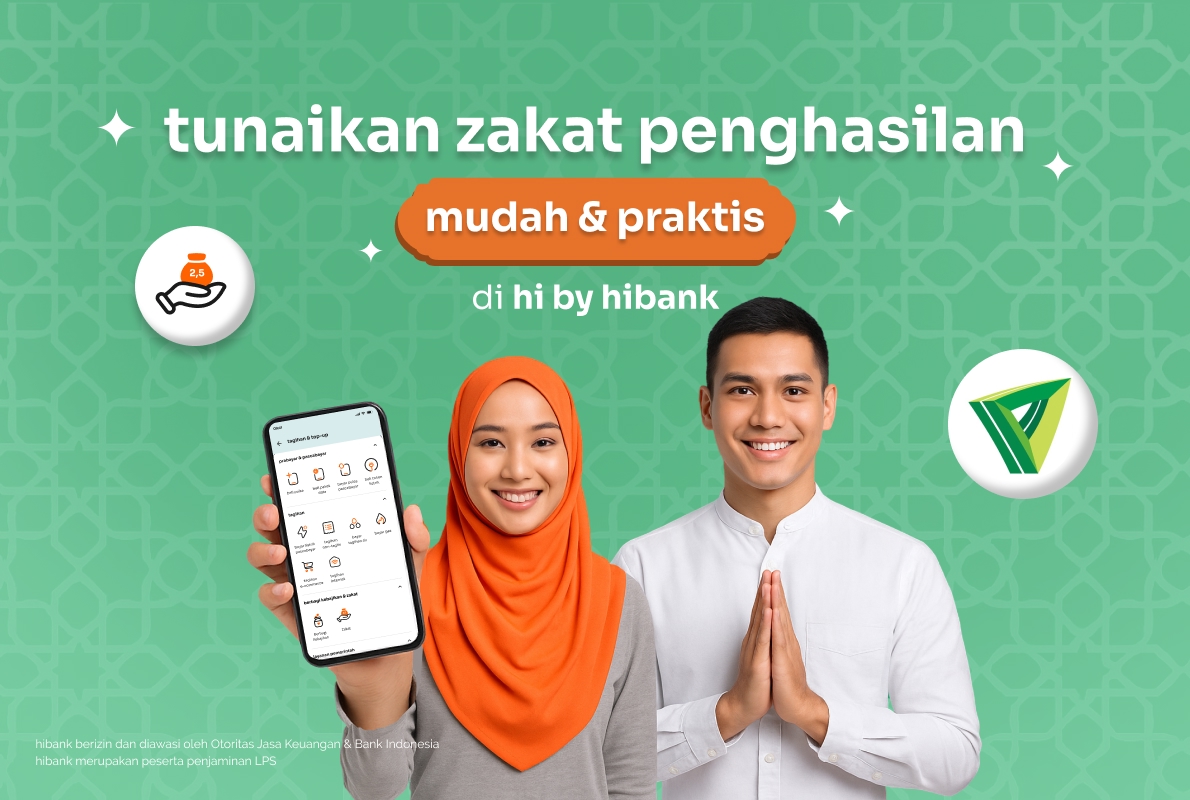 Hibank Hadirkan Fitur Pembayaran Zakat Digital di hi by hibank, Praktis dan Aman dari Genggaman