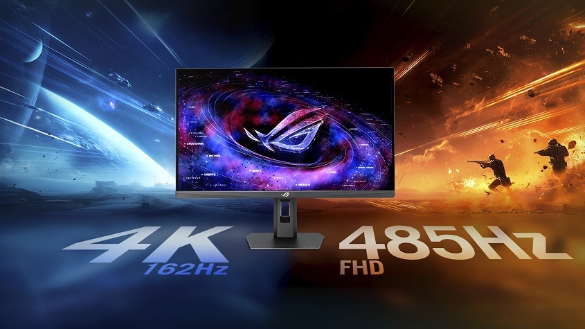 Asus Rilis Tiga Monitor Gaming 4K Fast IPS, Hadirkan Dual Mode hingga 485Hz