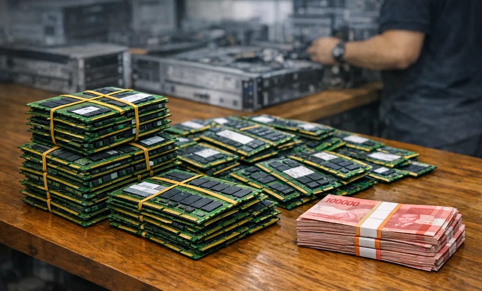 Hampir Dibuang, 72 RAM Server Bekas Ini Kini Bernilai Rp300 Juta Lebih karena Demam AI