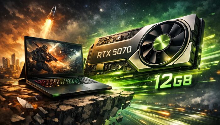 NVIDIA Rilis RTX 5070 Laptop 12GB, Upgrade VRAM Tanpa Ubah Desain Jadi Kunci