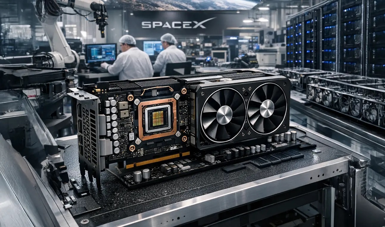 Strategi Lepas dari NVIDIA, SpaceX Siapkan Produksi GPU Sendiri Jelang IPO
