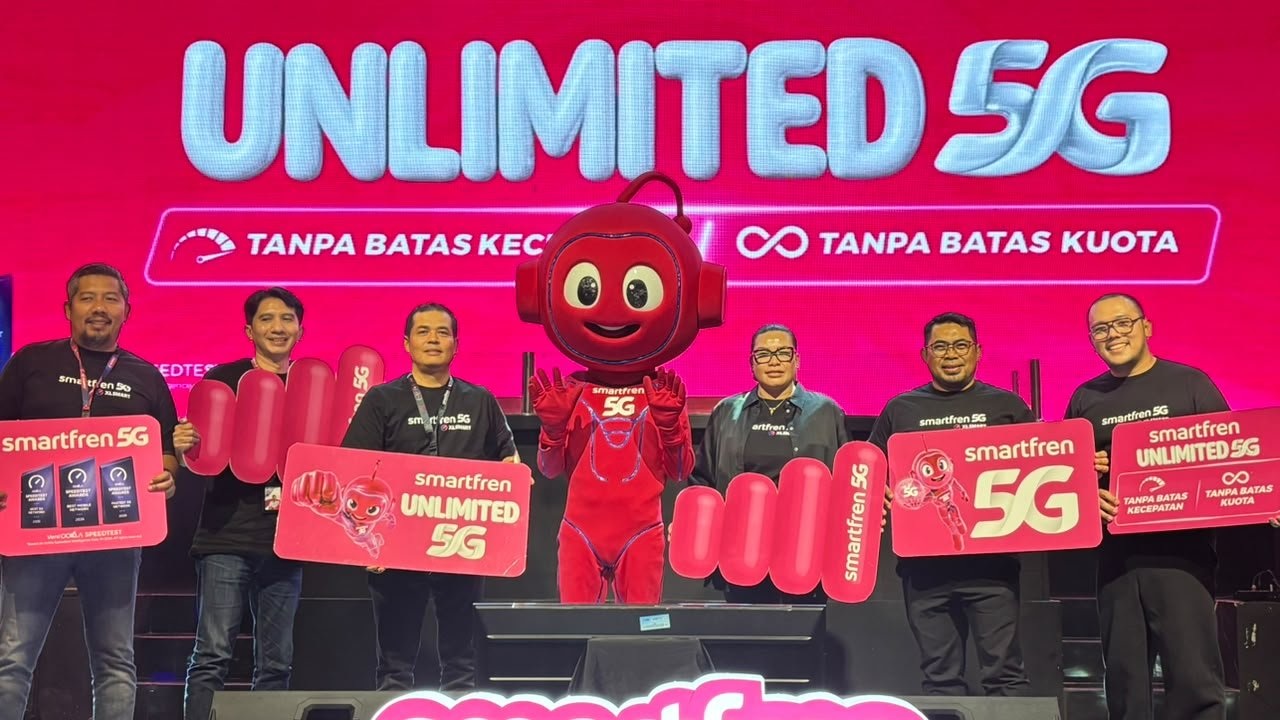 5G XLSmart Hadir di Palembang, Smartfren Unlimited 5G Tawarkan Kecepatan 500 Mbps