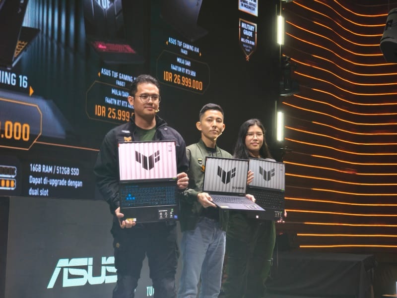 Asus TUF Gaming 16 Bawa RTX 5050 hingga RTX 5070, Cocok untuk Gaming dan AI