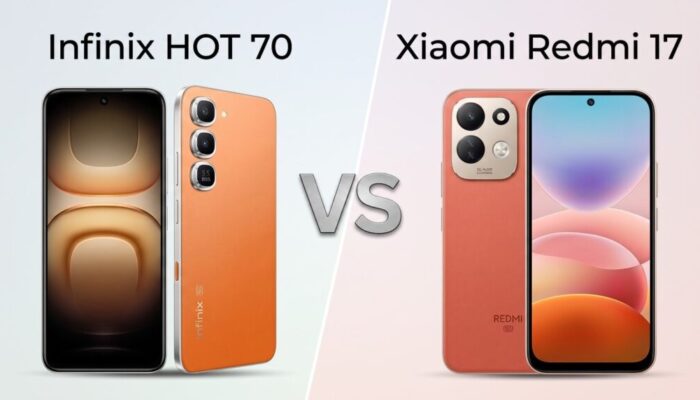 Bingung Pilih Infinix HOT 70 vs Redmi 17? Berikut Perbandingan Lengkapnya