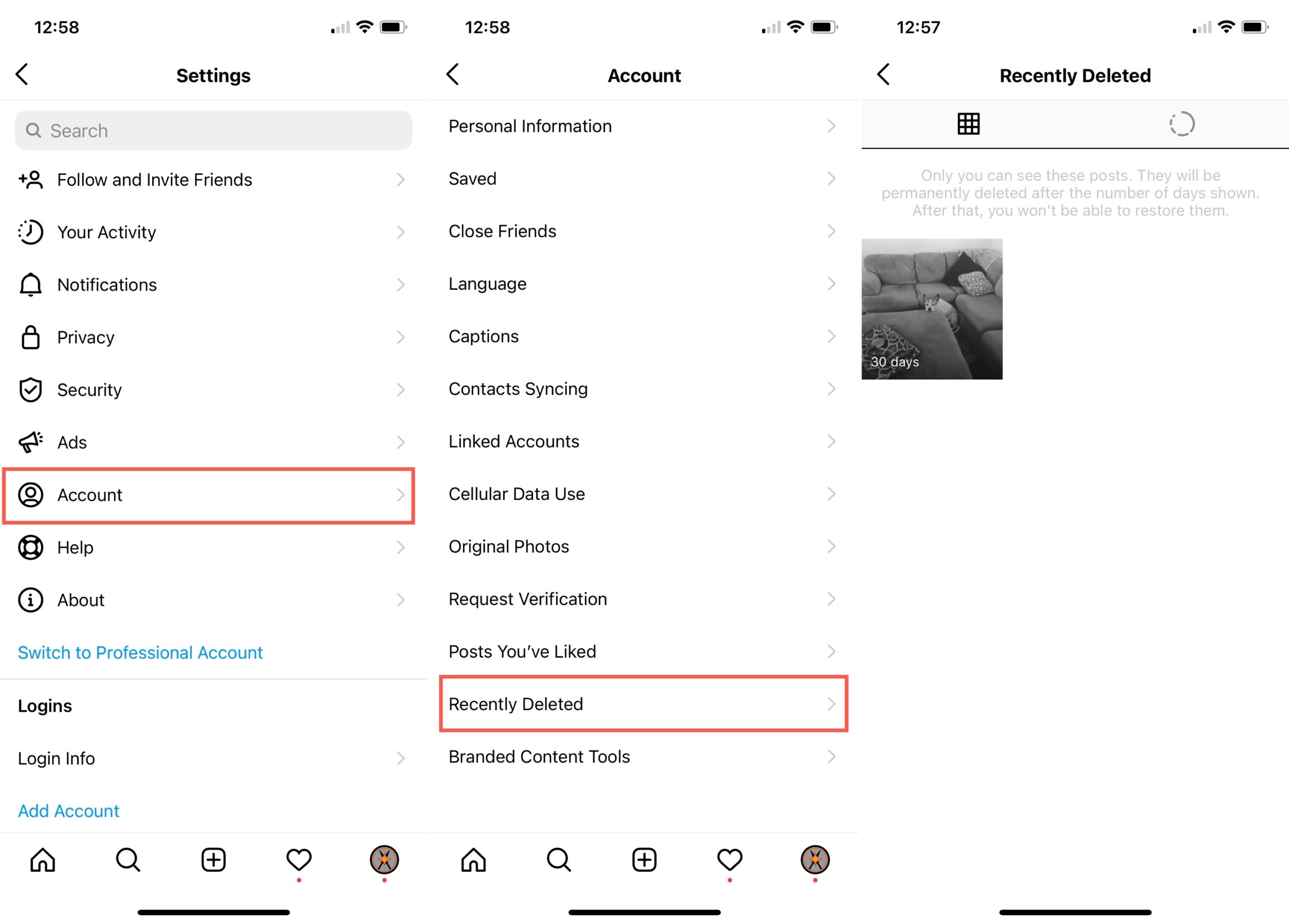 Cara Melihat Recently Deleted Instagram untuk Memulihkan Post dan Story