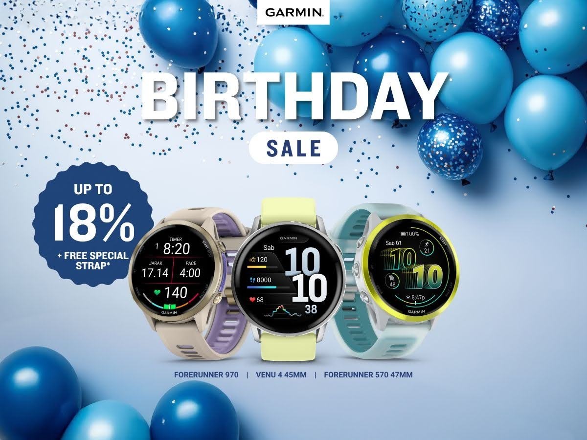 Garmin Birthday Promo September 2026, Harga Venu 4 dan Forerunner Turun
