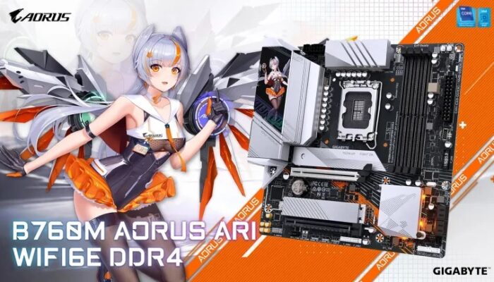 Gigabyte B760M AORUS Ari Hadir untuk Intel Gen 12-14, Masih Pakai DDR4