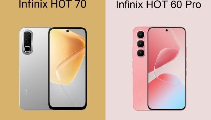 Infinix HOT 70 vs Infinix HOT 60 Pro, Ini Perbedaan Spesifikasi, Fitur, dan Harganya