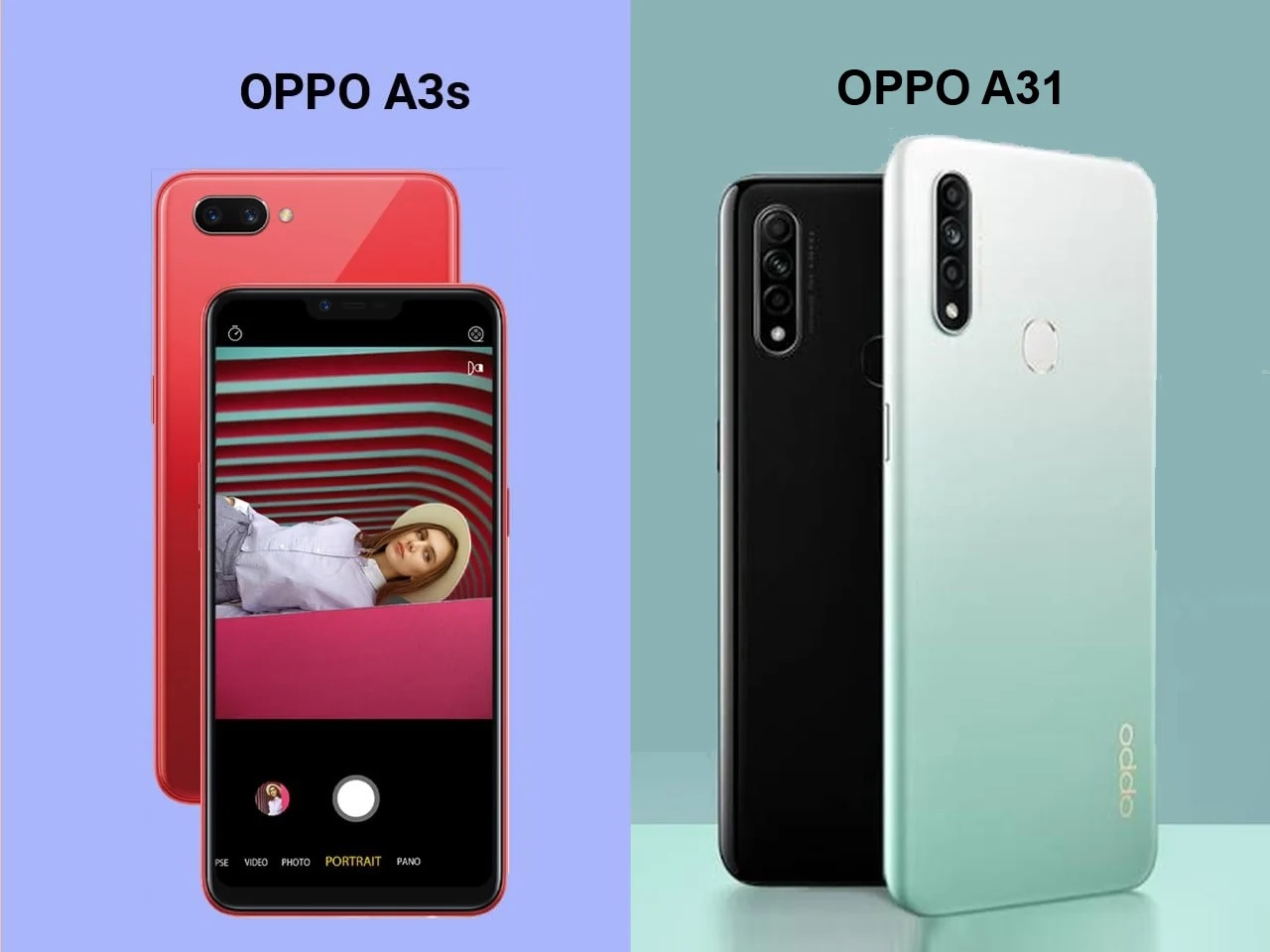 OPPO A3s vs OPPO A31: Beda Layar, Kamera, hingga Performa