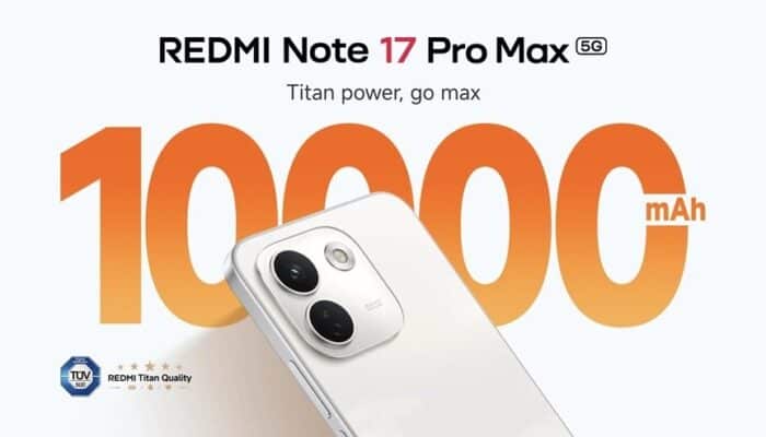 Redmi Note 17 Pro Max Indonesia Bawa Baterai 10.000mAh, Update 6 Tahun