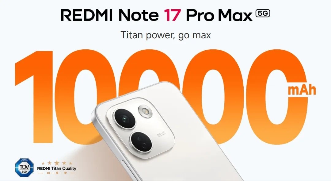 Redmi Note 17 Pro Max Punya Baterai 10.000 mAh, Siap Guncang Pasar Indonesia