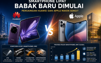 Smartphone Lipat Masuki Babak Baru, Persaingan Huawei dan Apple Makin Sengit Smartphone Lipat Masuki Babak Baru, Persaingan Huawei dan Apple Makin Sengit