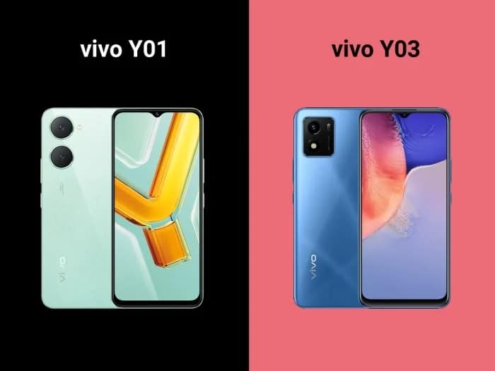 vivo Y01 vs vivo Y03, Ini Perbedaan Spesifikasi dan Fiturnya